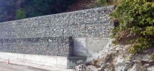 Gabbioni messa in sicurezza frana