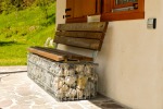 Gabbioni per panchine